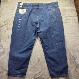 Carhartt Jeans Men's 54 X 30 Tapered Leg Relaxed Fit Denim Pants B17 DST - NWT